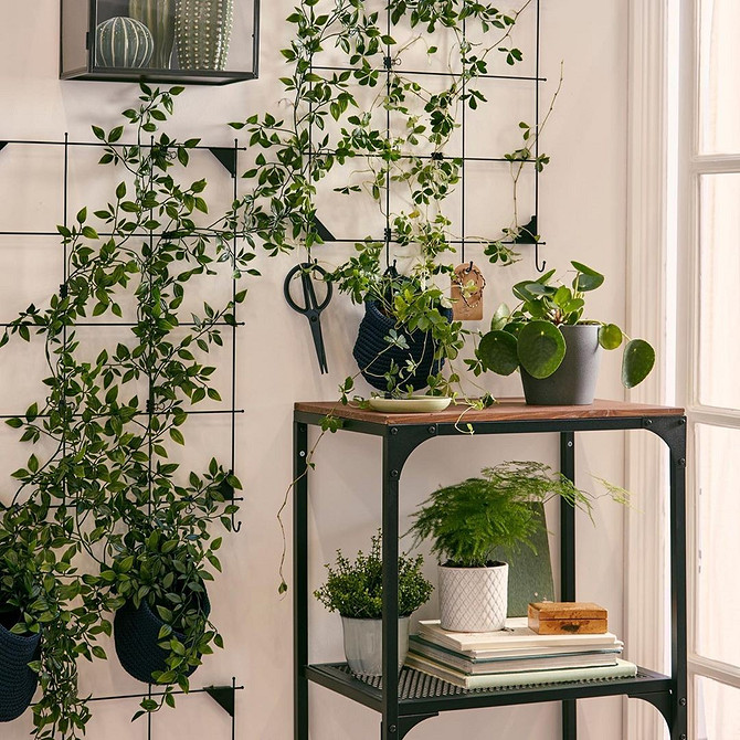 Стелажі ІКЕА у вітальні Стелажі ІКЕА у вітальні: стильне та функціональне рішення для зберігання речей.