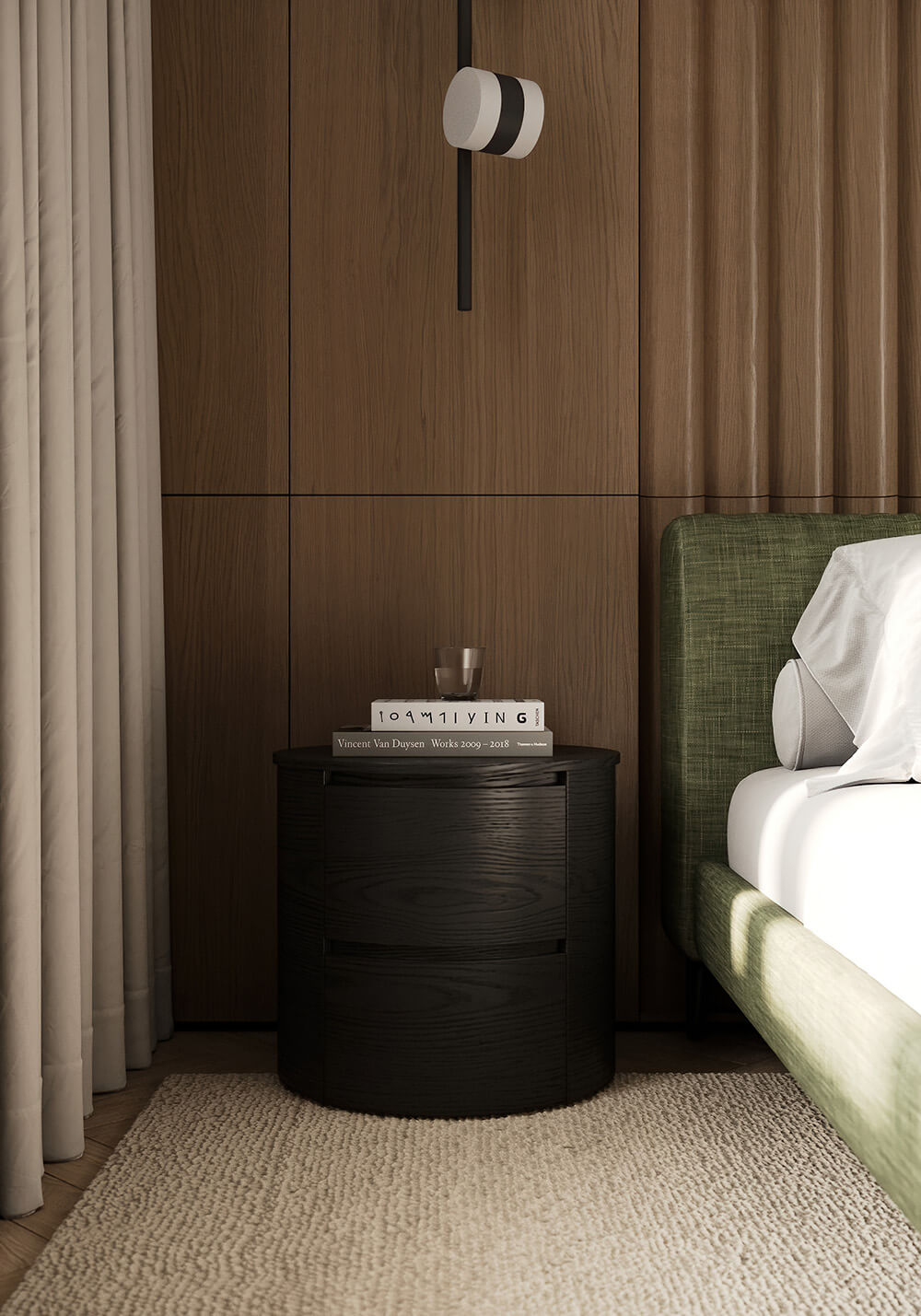 Фіолетова розкіш стелі Кольорова стеля: фіолетовий колір у спальні для розкоші та візуальних ефектів.