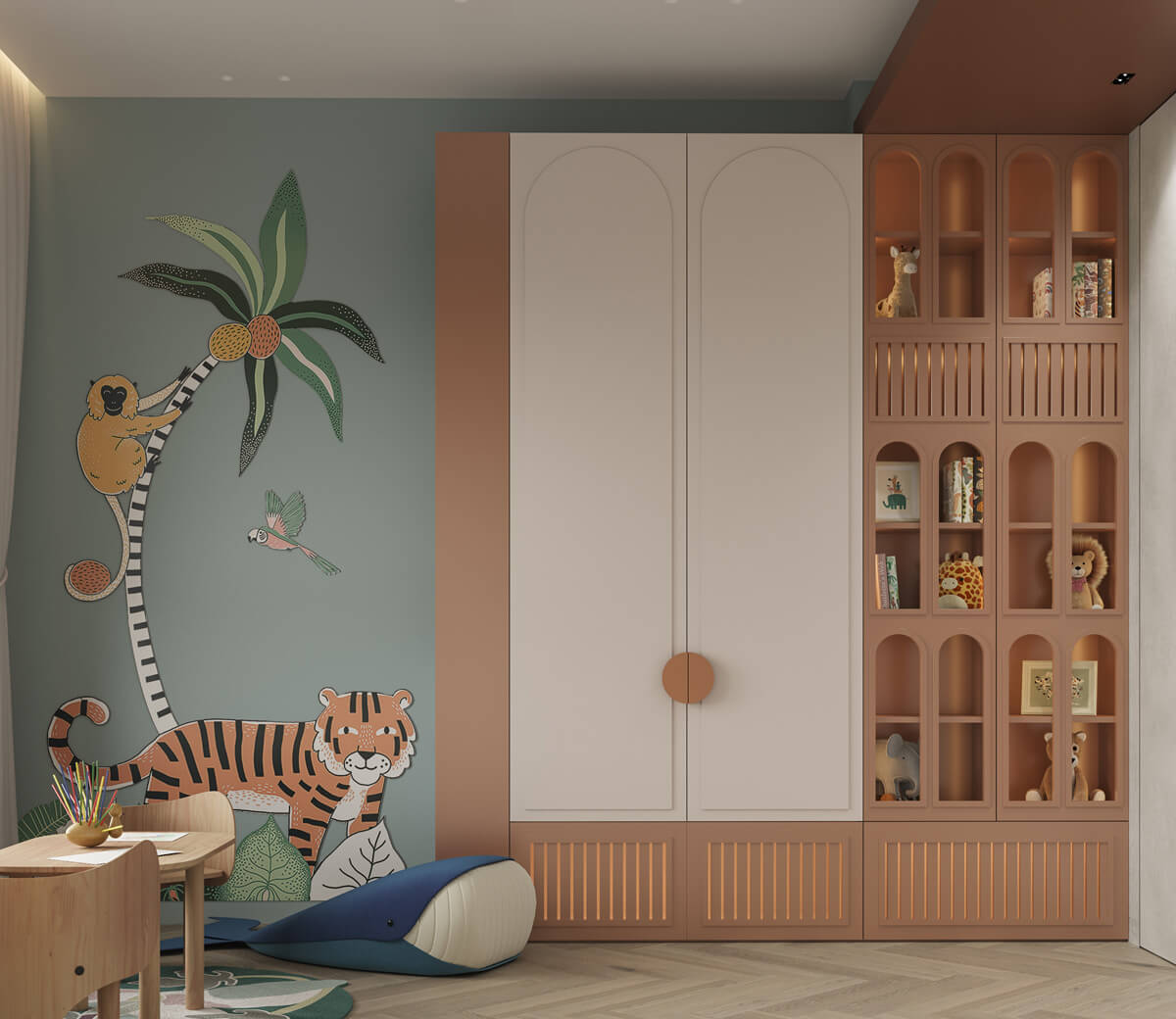 Креативне використання декоративної штукатурки в інтер'єрі, незвичний дизайн.