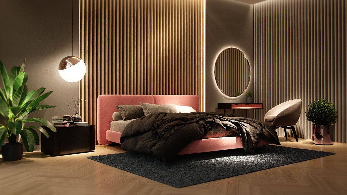 Декоративні дерев'яні рейки на стіні: стильний акцент в сучасному дизайні.