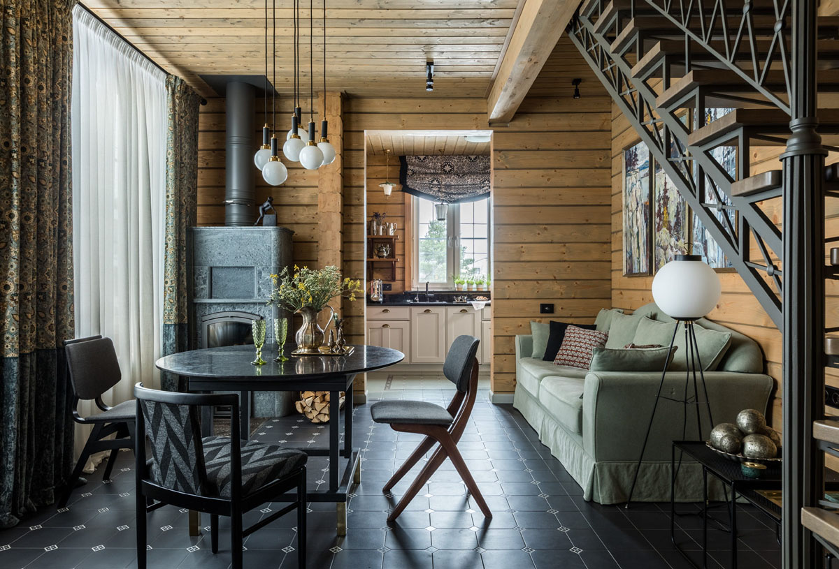 Інтер'єр дерев'яного будинку з бруса: поєднання стилю шале та скандинавського мінімалізму у 2026.