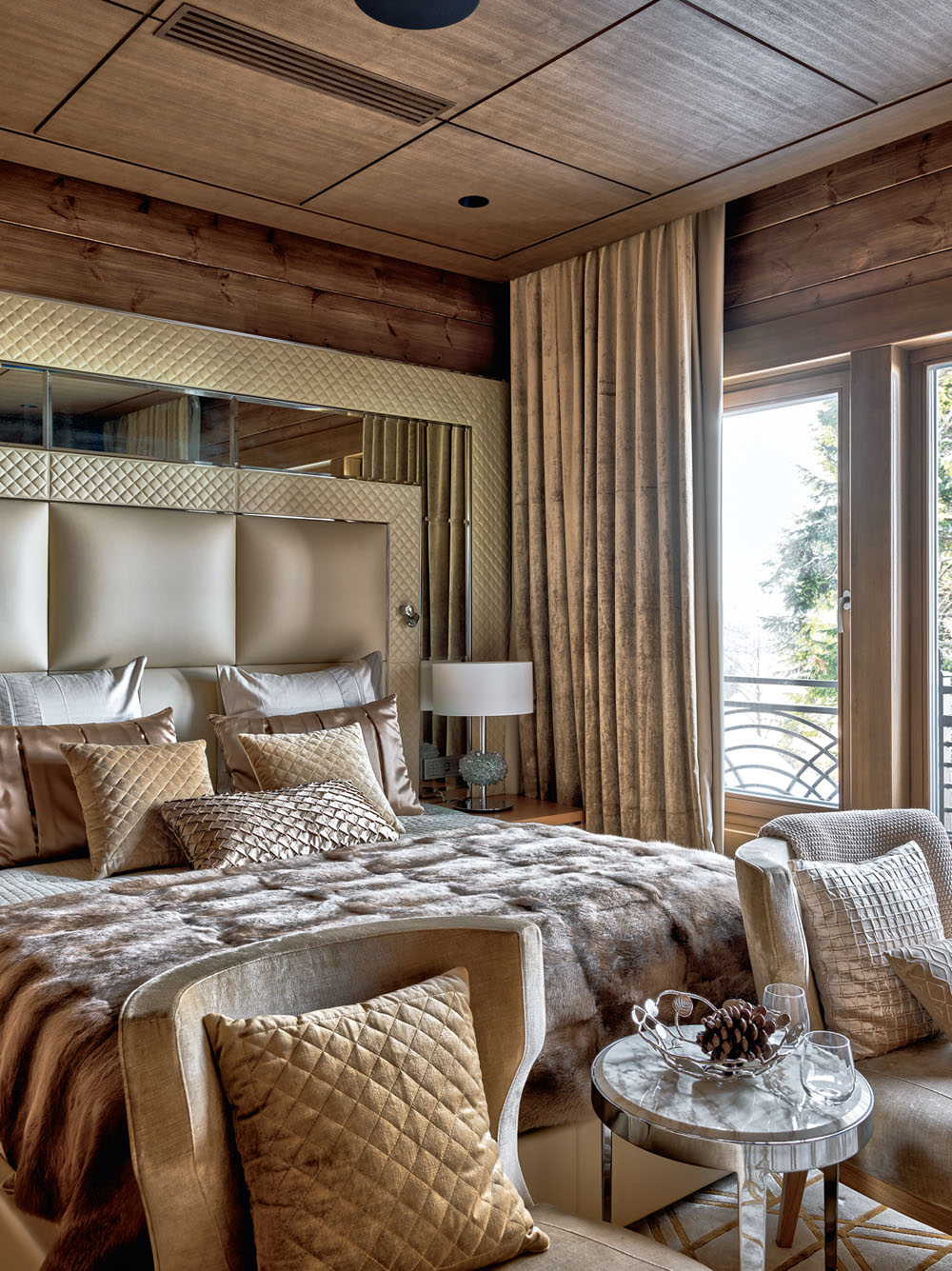 Стильний дизайн інтер'єру будинку з бруса у 2026 році: екологічні матеріали та природні кольори.