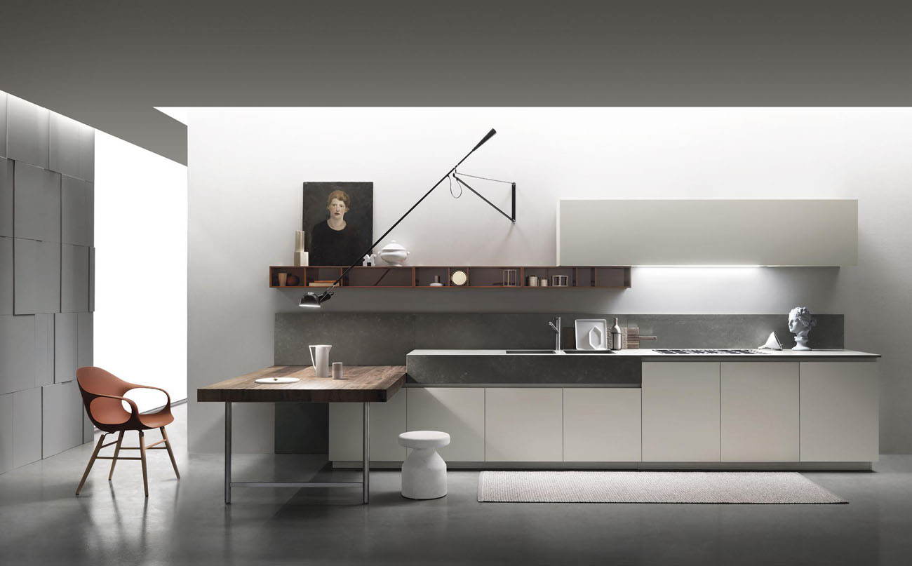 Кухня без верхніх шаф з великим вікном, багато світла, відкритий простір у 2026.