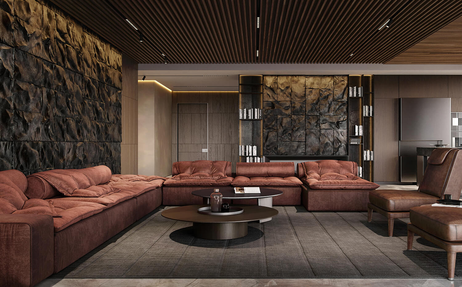 Зручність та практика Практичний дизайн кухні-вітальні 50 кв.м: зручне розташування меблів та техніки.