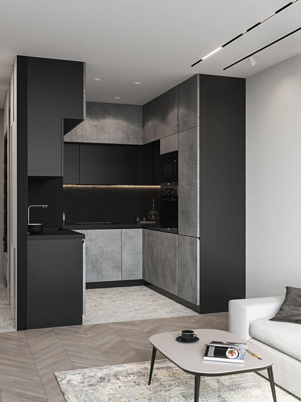 Компактна кухня з вбудованою технікою – ідеальне рішення для невеликих квартир 2026.