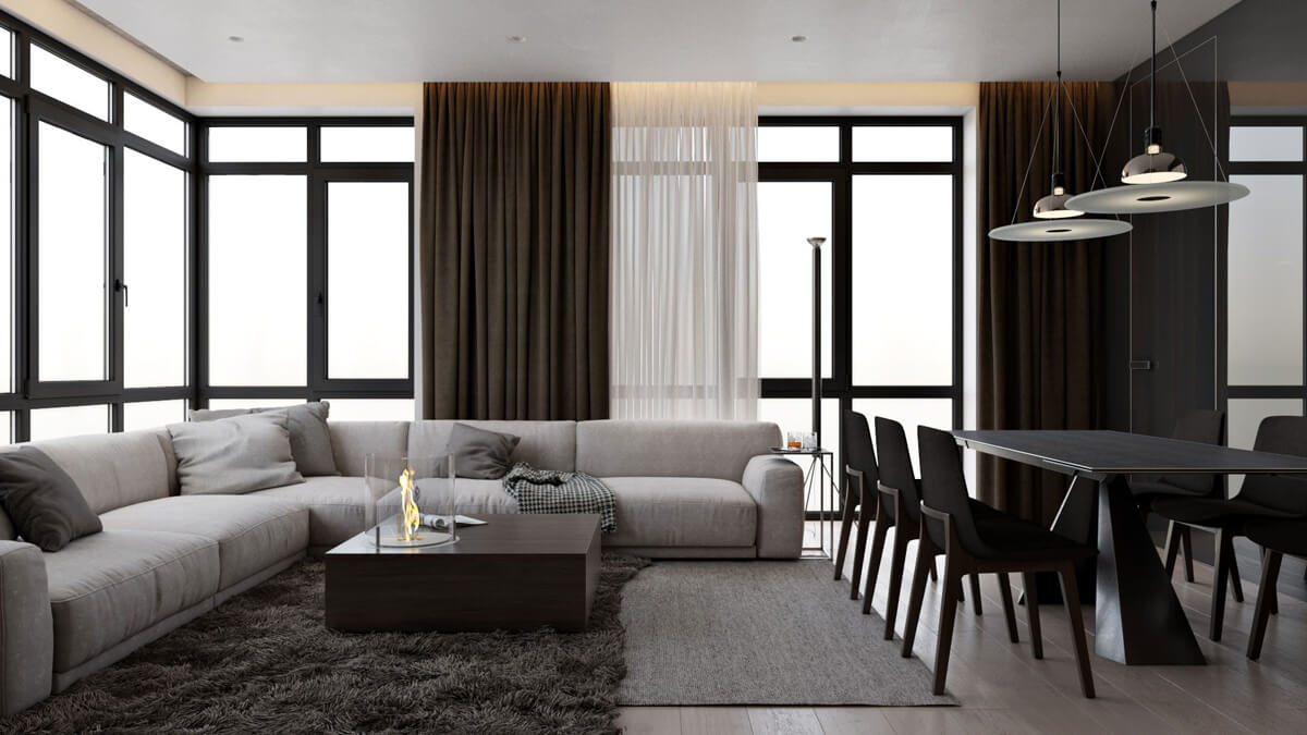 Сучасний дизайн квартири 2026 з акцентом на мінімалізмі та функціональності простору.