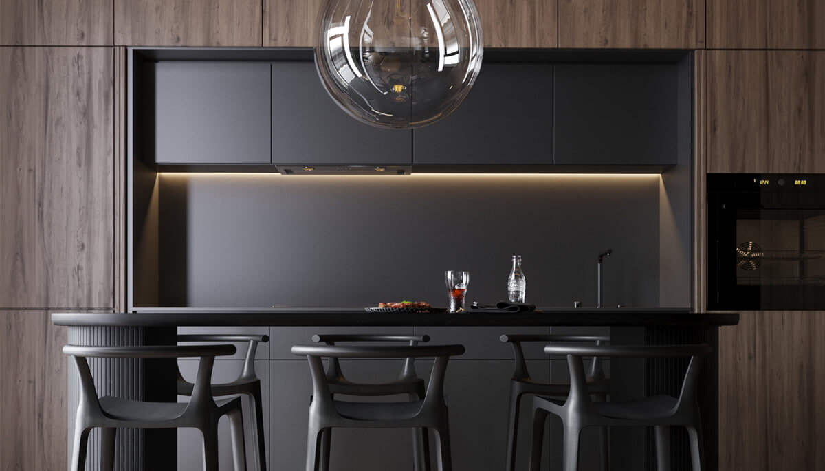 Мінімалістичний дизайн квартири 2026 з великими вікнами та спокійними кольорами.