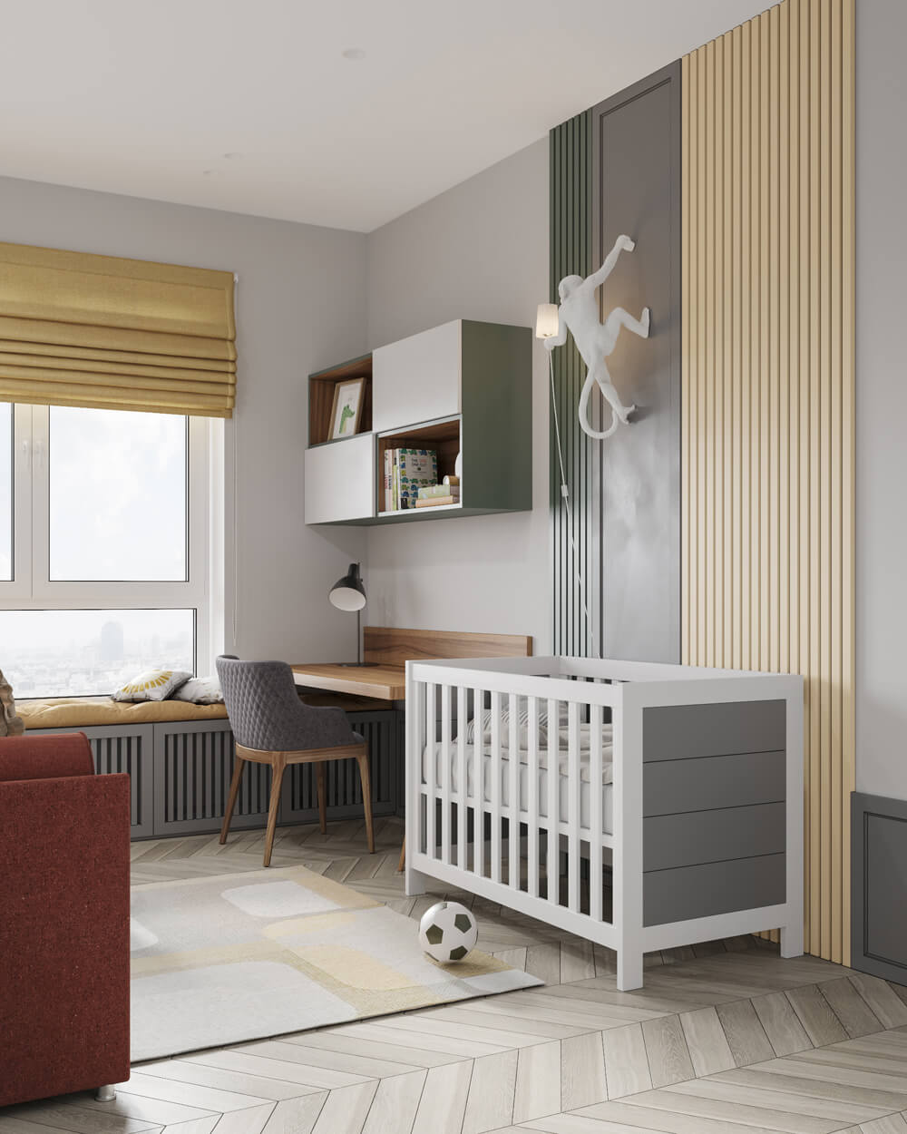 Функціональне планування трикімнатної квартири 100 м²: спальня, дитяча, простора вітальня