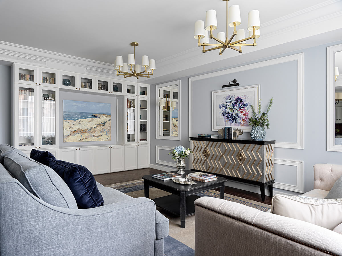 Сучасна французька класика: поєднання традиційного та сучасного дизайну інтер'єру.