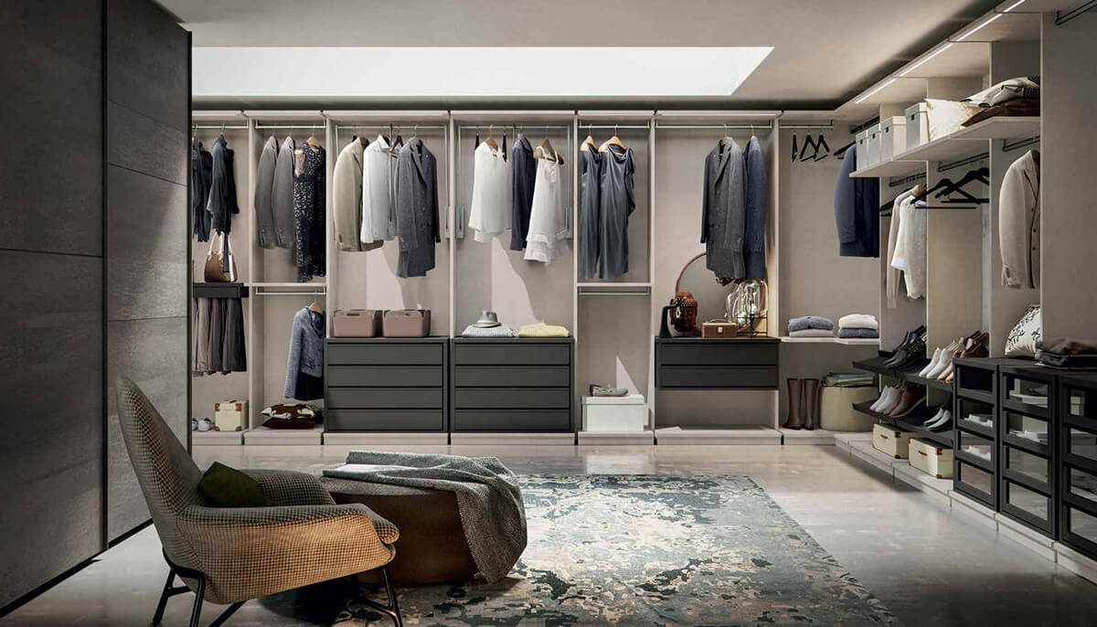 Модульна гардеробна система: налаштування під індивідуальні потреби зберігання речей.