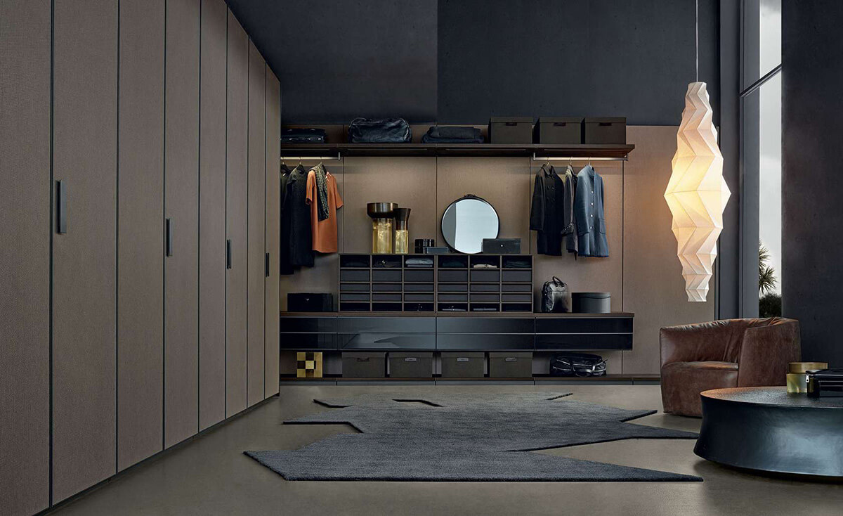 Відкрита гардеробна система для легкого доступу до одягу: стильне рішення для кімнати.