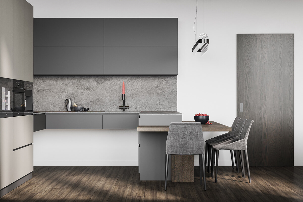 Доступна кухня Зручна кухня з широким проходом: дизайн інтер'єру для людей з інвалідністю.