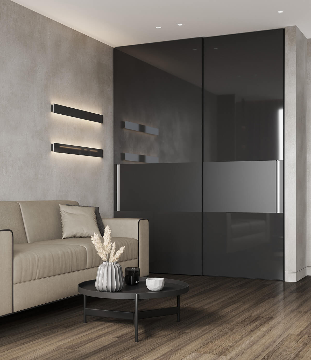 Легкий перехід Доступний інтер'єр: пандус для зручного пересування між рівнями будинку, безбар'єрний простір.