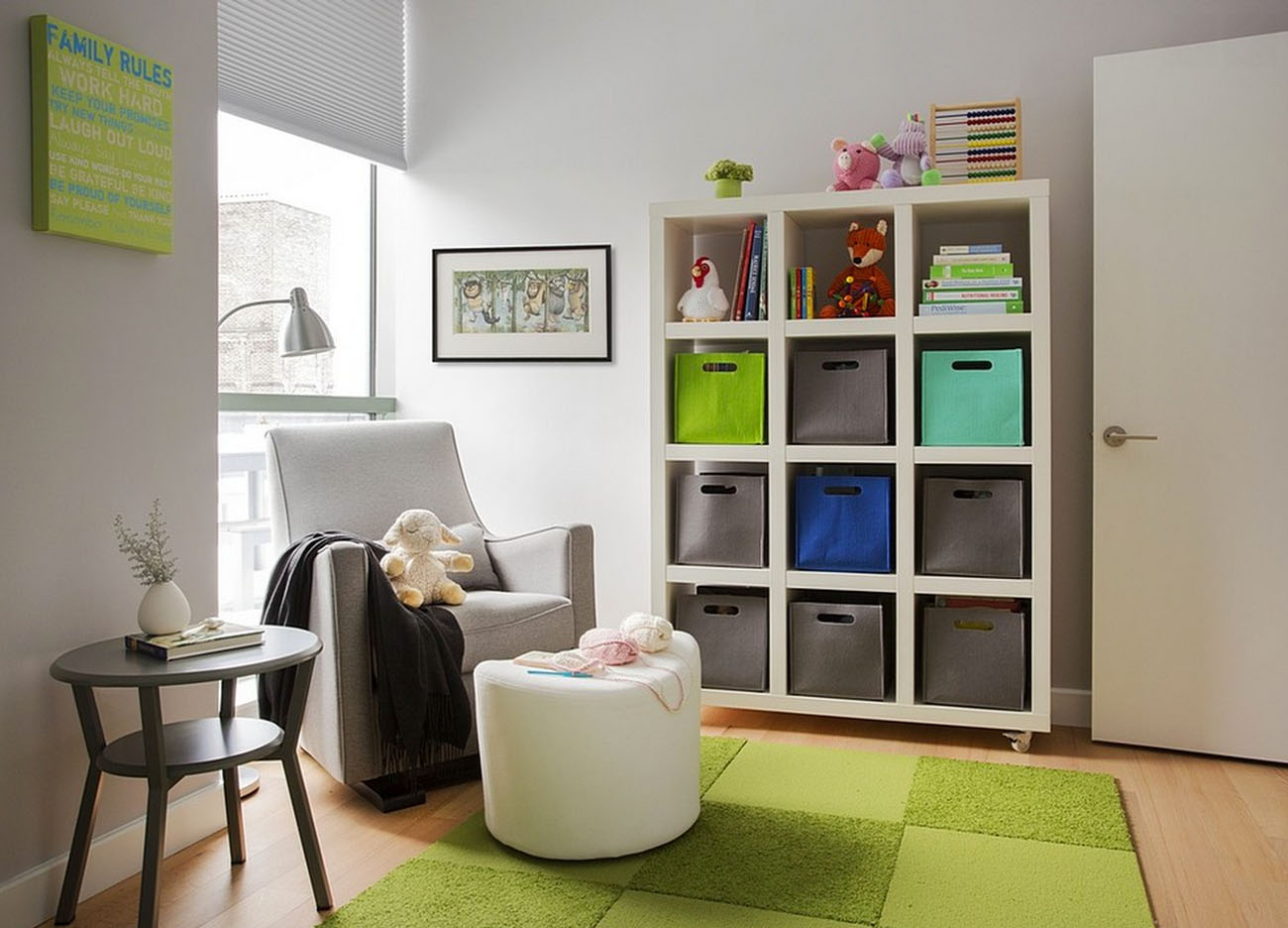 Простір для ігор Організована дитяча кімната з шафами та ящиками для ігор та зберігання речей: 2026 рік.