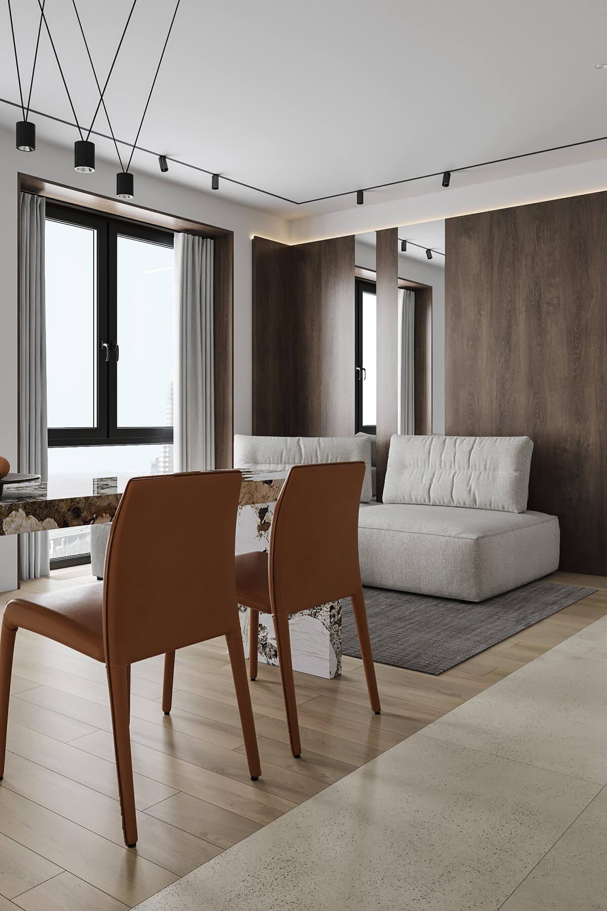 Антивандальна обробка кутів стін для запобігання пошкоджень в квартирі, що здається в оренду.