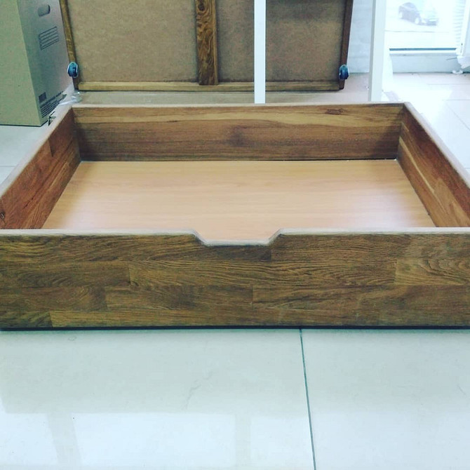 Фурнітура та матеріали для виготовлення висувної шухляди під ліжко.