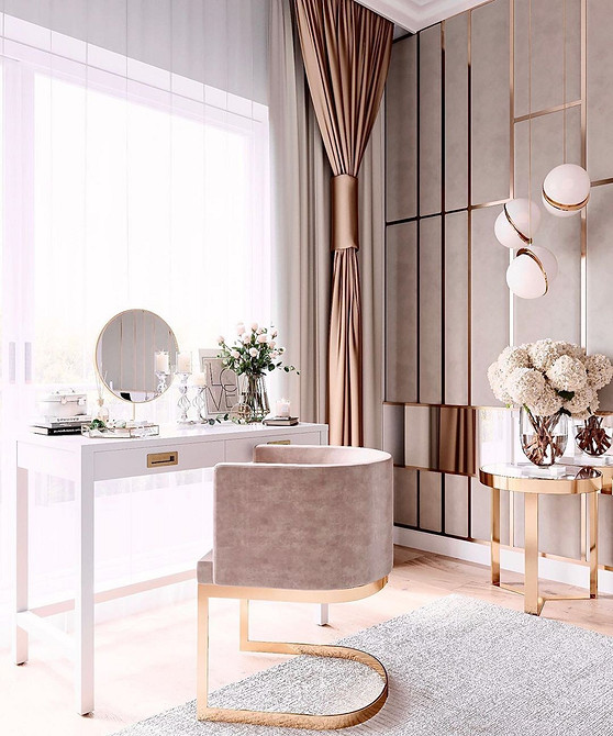 Затишний декор туалетного столика своїми руками, індивідуальні ідеї.