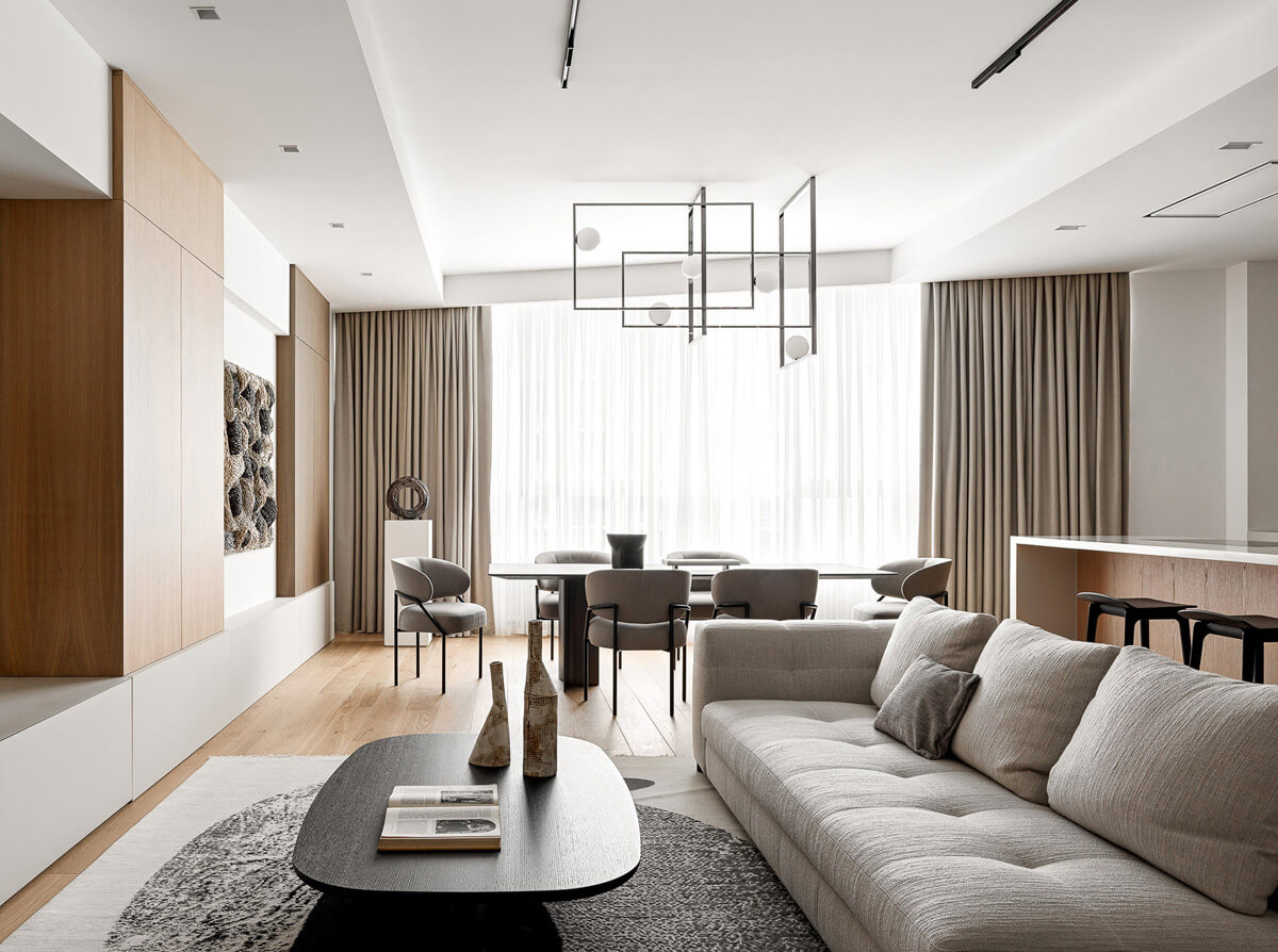 Спальня в мінімалізмі Мінімалістичний дизайн спальні для швидкого продажу квартири у 2026.