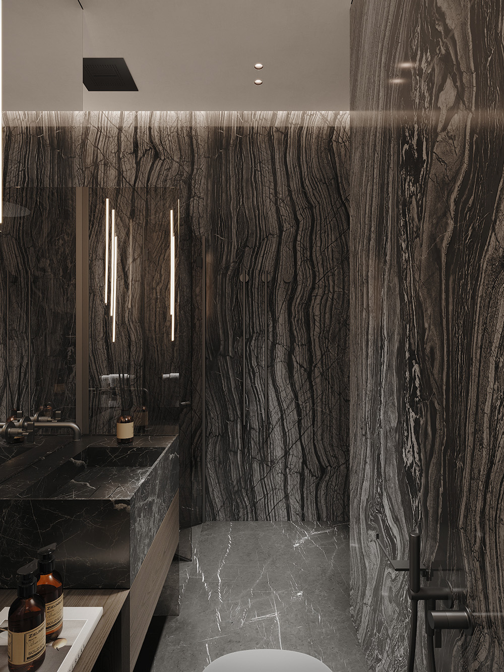 Гранітні сходи в будинку: надійність та естетика натурального каменю в інтер'єрі.