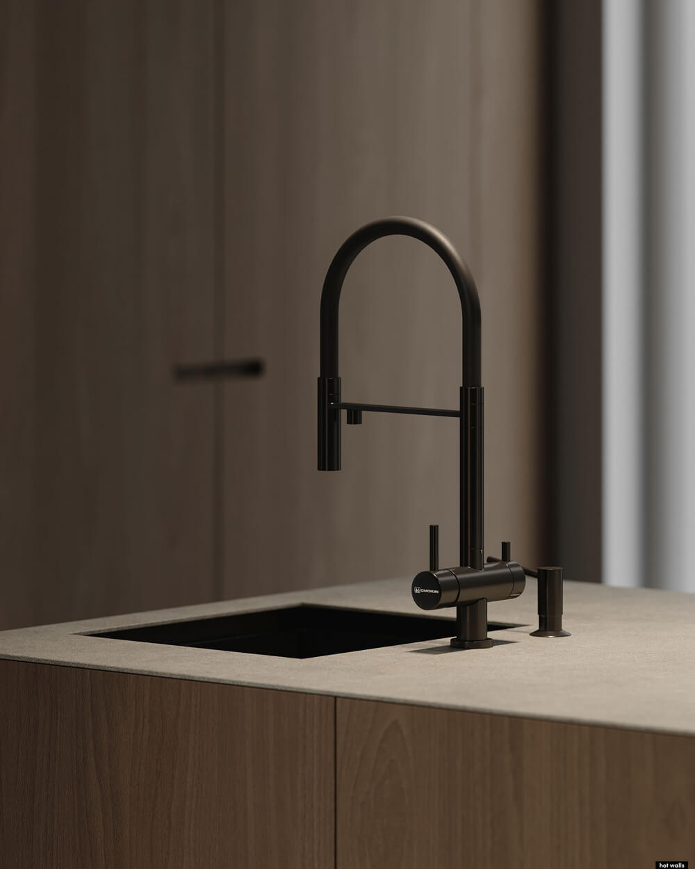 Сучасний кухонний сенсорний змішувач: гігієнічність та зручність без дотику.