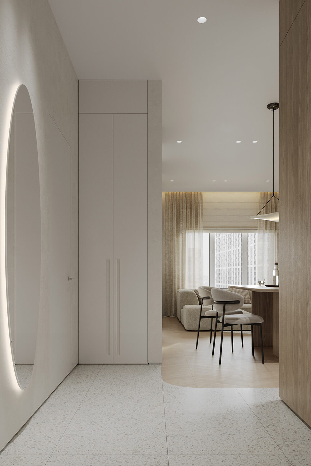 Світла ванна кімната в кремових тонах з мармуром та золотими деталями. Кремовий колір в інтер'єрі.