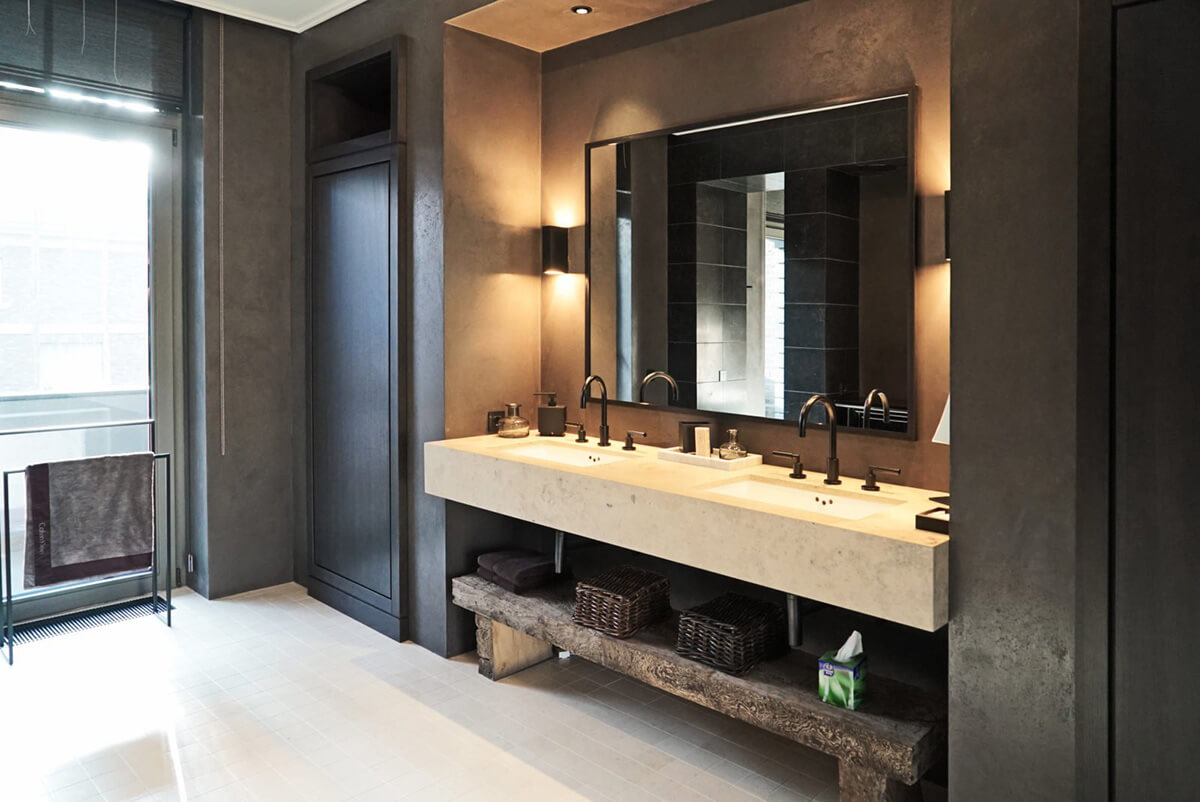 Мікроцементна підлога 2026: мінімалістичний інтер'єр, сучасне освітлення та елегантність.