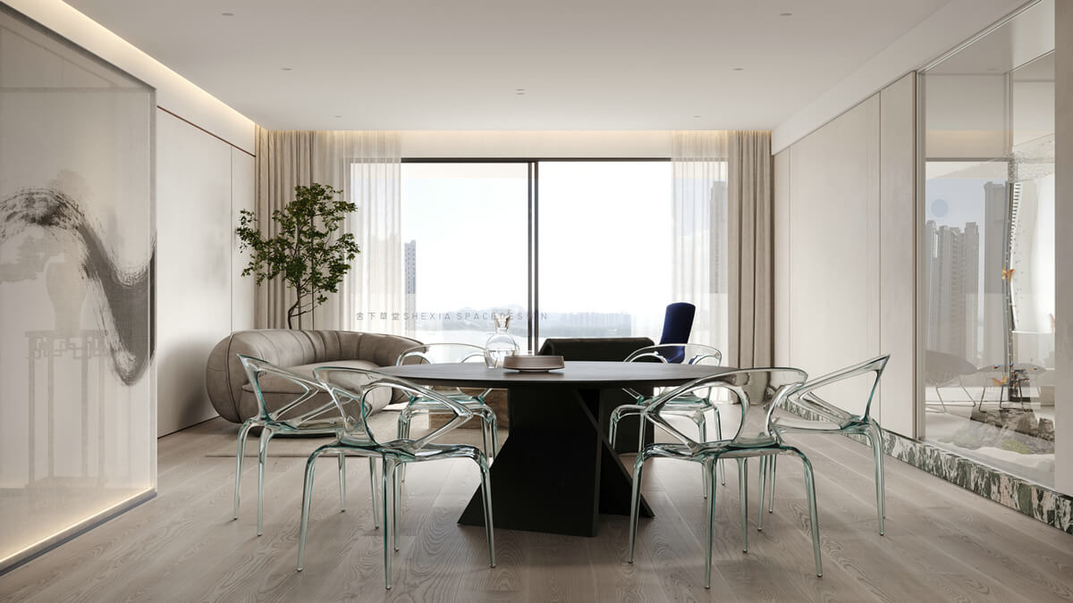 Ніжна спальня в молочних тонах з теплими дерев'яними акцентами для спокійного відпочинку.