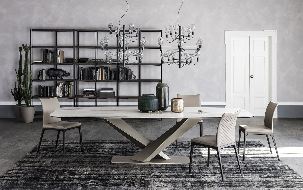 Сучасний обідній стіл в кухні: мінімалістичний дизайн та елегантний вигляд.