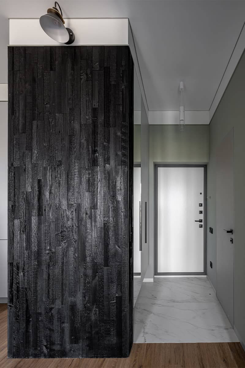 Текстура обпаленої деревини Оригінальне оздоблення стін обпаленою деревиною: текстура та унікальний дизайн.