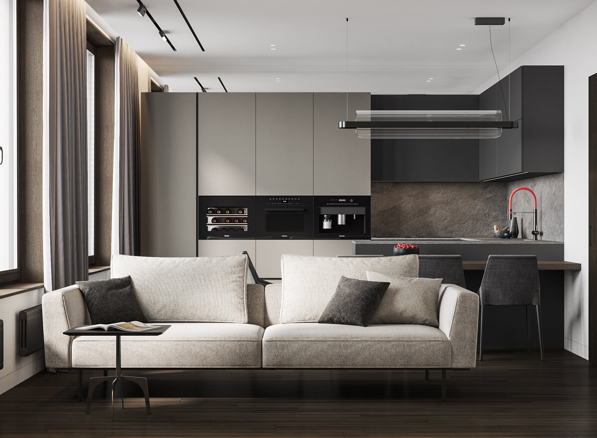 Коричнева спальня: поєднання світлих та темних відтінків для релаксу та затишку.