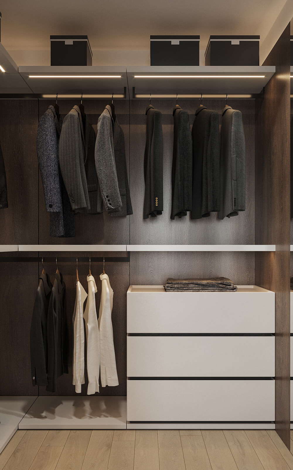 Кухня під рукою Відкрита система зберігання на кухні: посуд та кухонне приладдя для зручності.