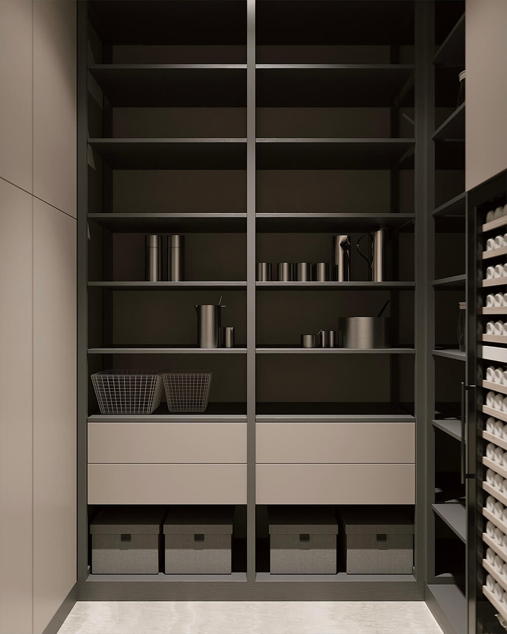 Організація в кабінеті Відкриті полиці для книг та декору: організація простору в домашньому кабінеті.