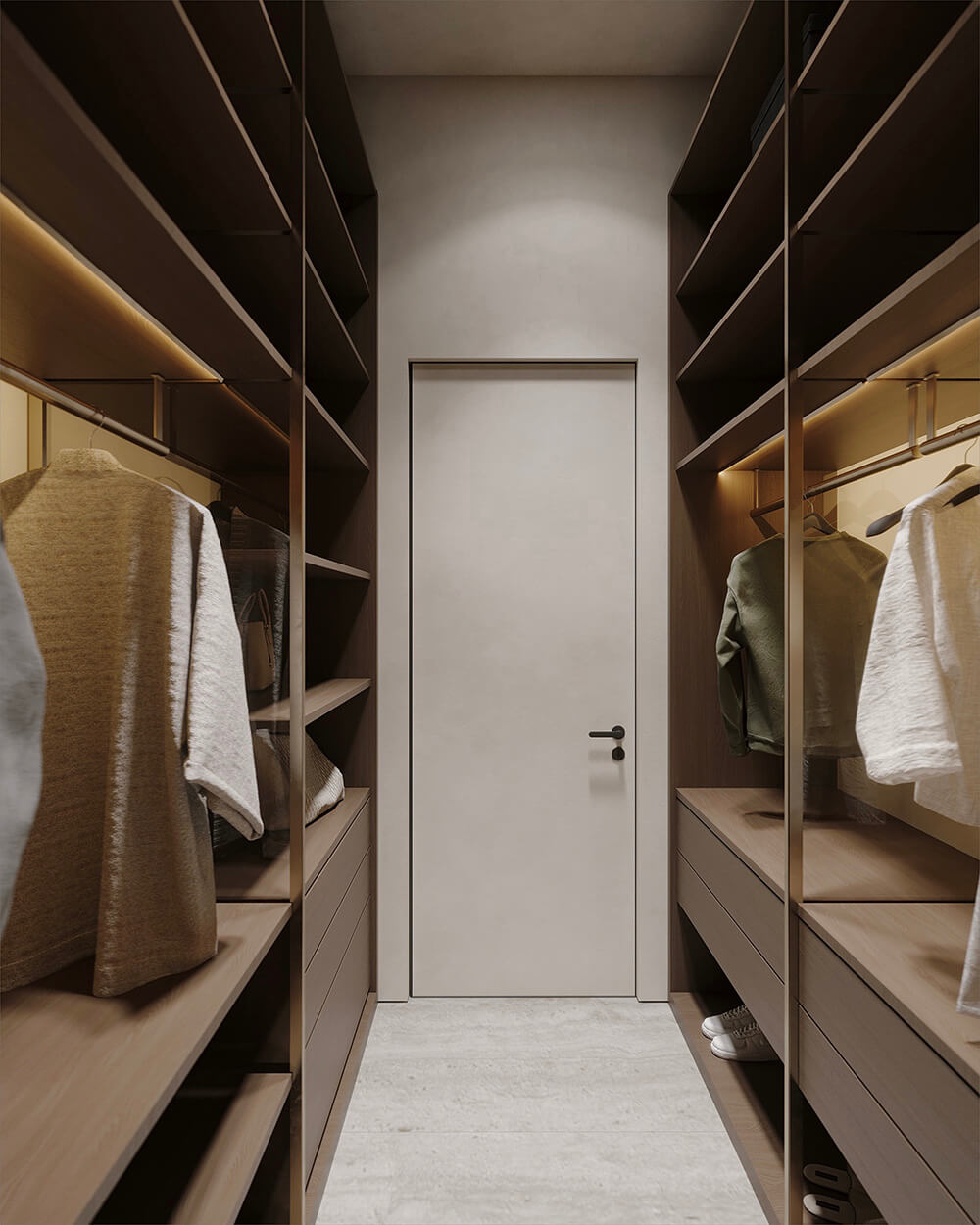 Металевий мінімалізм Мінімалістична відкрита система зберігання з металевим каркасом: сучасний дизайн 2026.