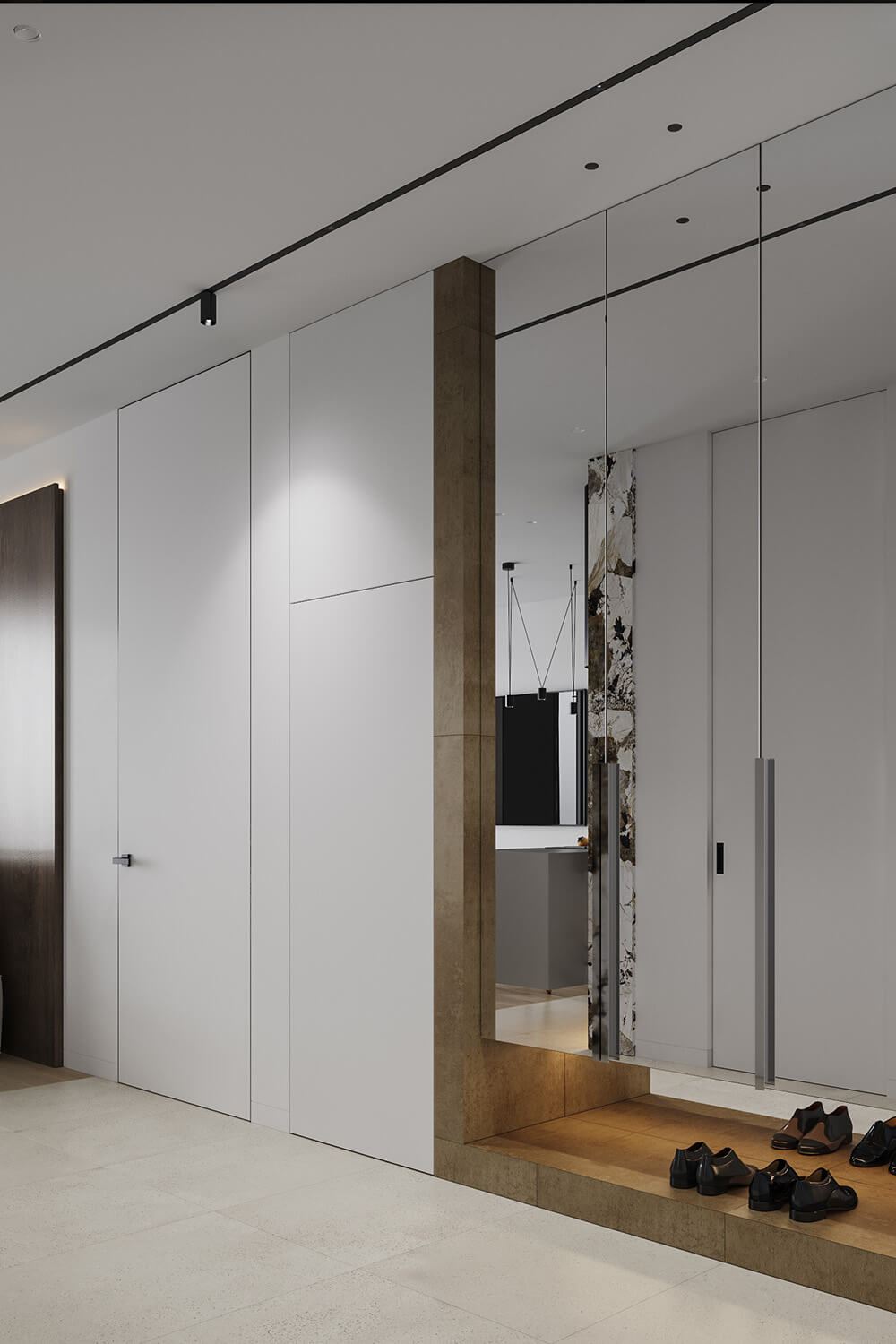 Вітальня з підвісними полицями для книг та декору, економія простору. Прогнози 2026