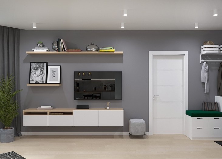 BESTA: Комбінуйте та Зберігайте Відкриті та закриті модулі BESTA від IKEA для зручного зберігання речей.