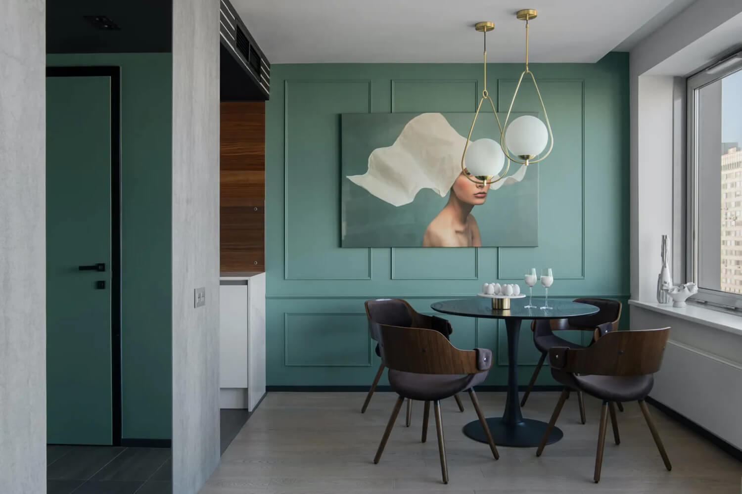 Економія простору Рішення для зберігання речей та економії простору в сучасному інтер'єрі двокімнатної квартири.