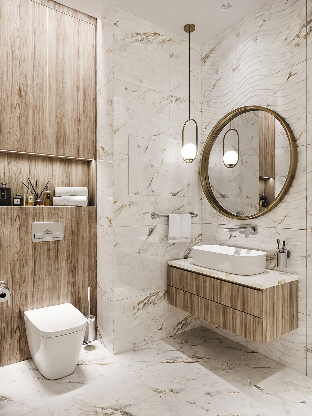 Інтер'єр ванної кімнати 2026: мінімалізм, функціональність та стильні акценти.