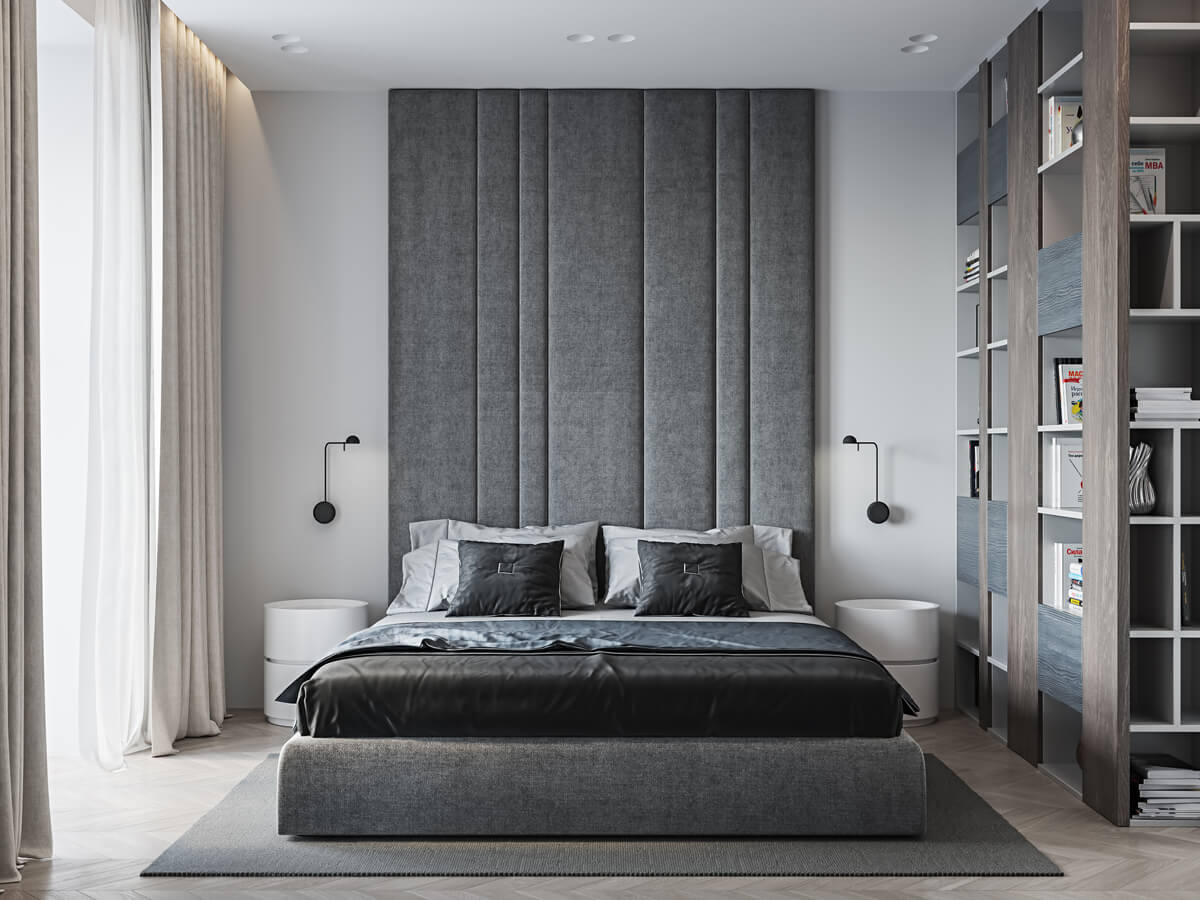 Сучасний інтер'єр 2026: геометричні форми, нейтральна палітра, мінімалізм.