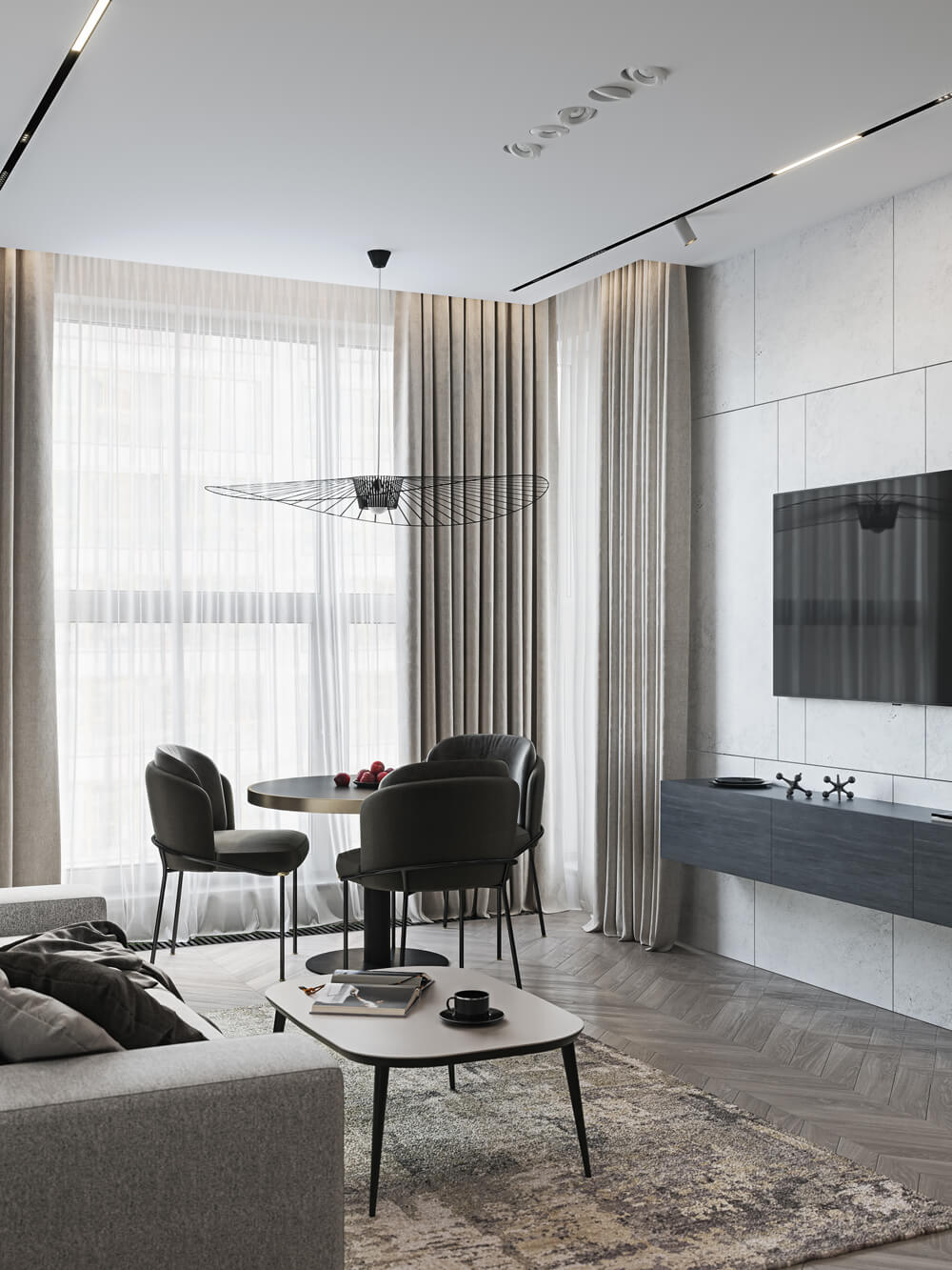 Функціональна сучасна кухня 2026 з дерев'яними акцентами, кухонним островом та мінімалістичним дизайном.