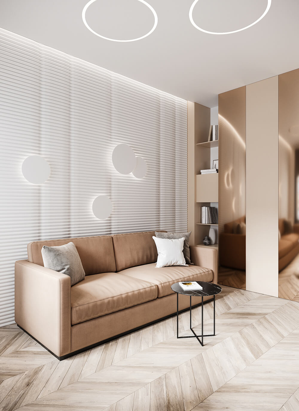 Студія 2026: простір, зонування, функціональність та мінімум декору в стилі мінімалізму.