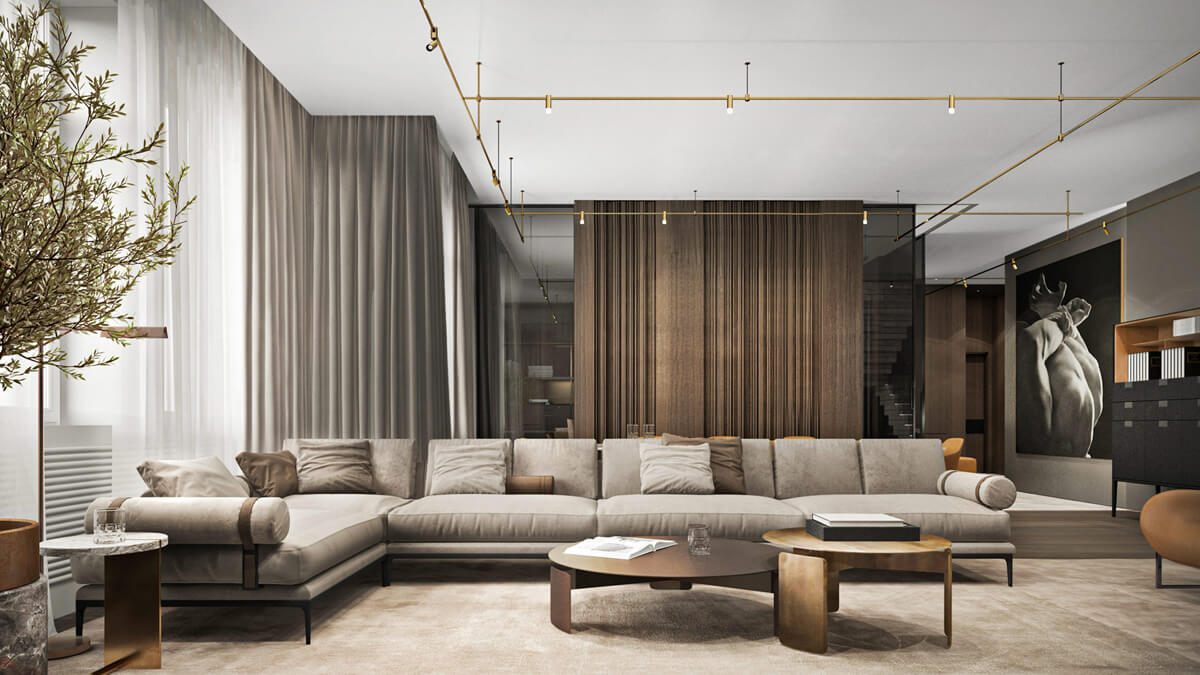 Сучасна ванна кімната з LED підсвічуванням дзеркала та поличок для стилю.