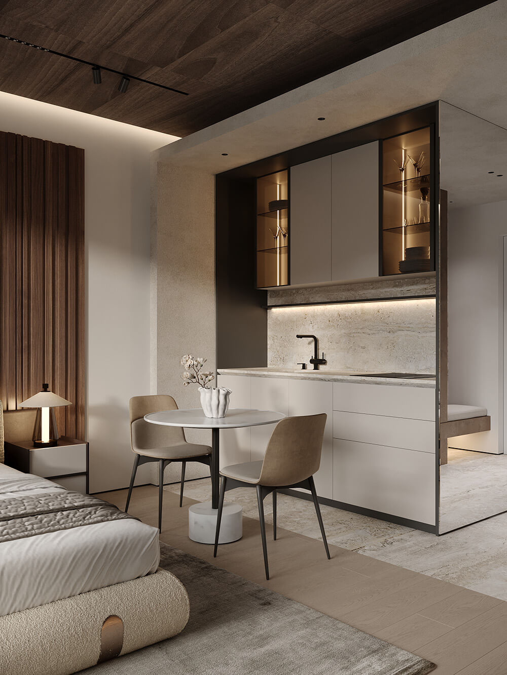 Травертин у ванній Травертин у ванній кімнаті: стильний та елегантний дизайн з натуральним каменем.