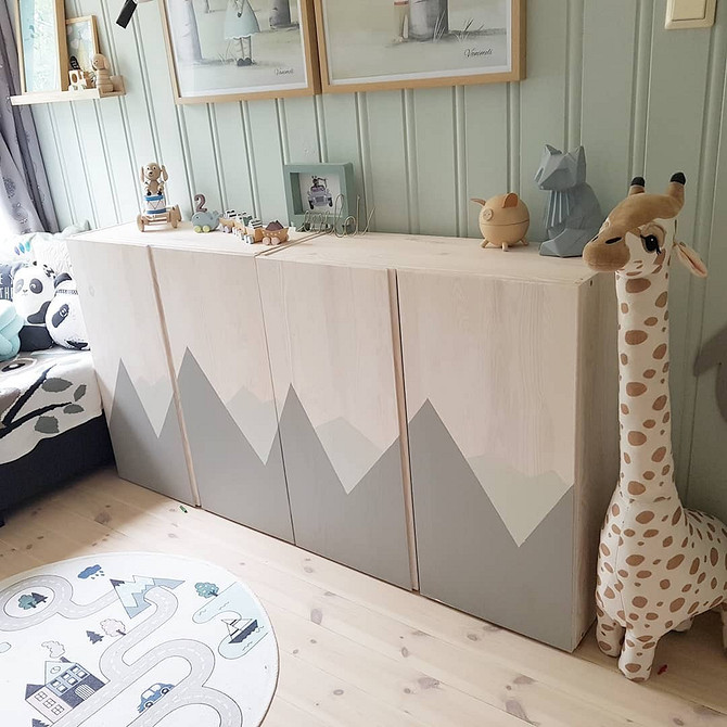 Ідеї декору меблів: переробка комода ІКЕА Івар своїми руками.