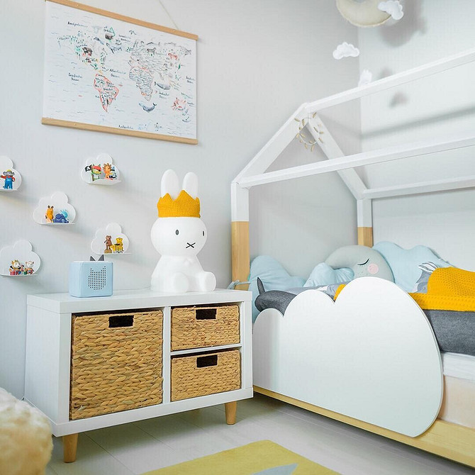 Сучасні полиці ІКЕА Стильні приліжкові полиці ІКЕА у сучасній спальні 2026 для затишної атмосфери