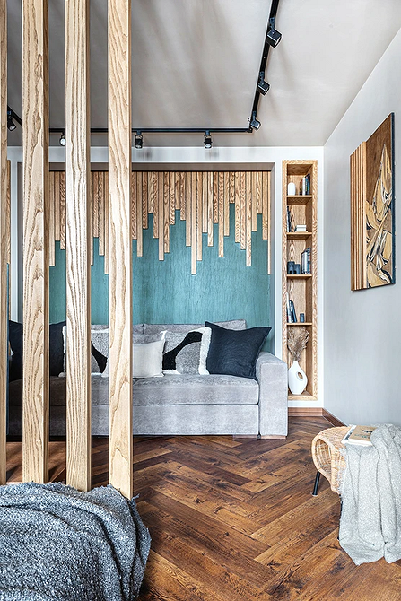 Трансформери для дому Приклад компактних меблів у маленькій квартирі: розкладний диван та журнальний столик-трансформер.