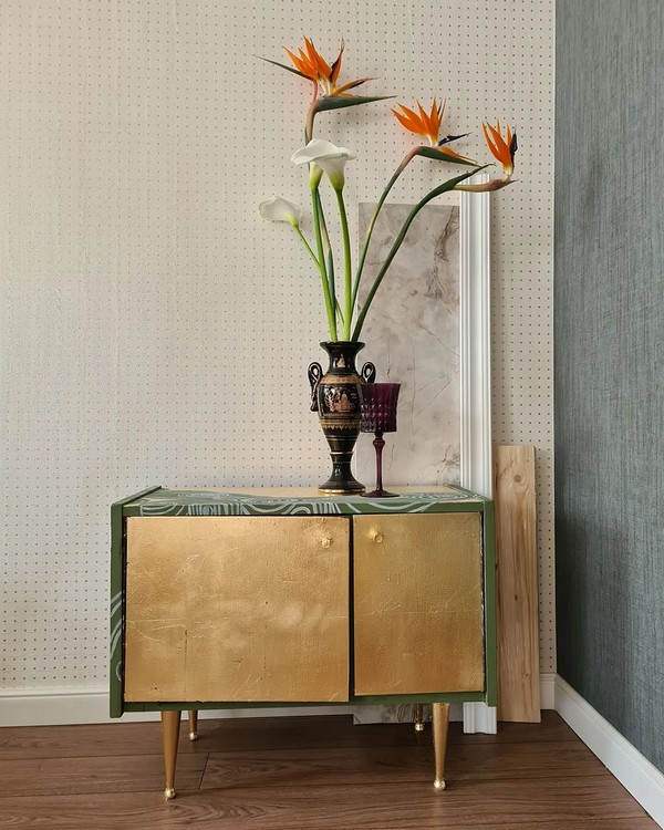 Столик: декупаж і фарбування Декор меблів своїми руками: перетворений столик, що поєднує декупаж та фарбування