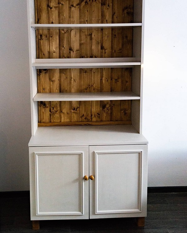 Шафа: омбре і декупаж Оновлення старих меблів: шафа з ефектом омбре та елементами декупажу