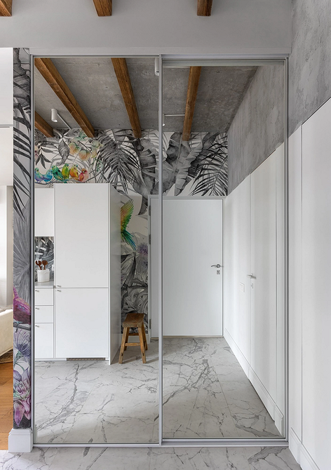 Стильний балкон з білими меблями: скандинавський стиль 2026 для релаксації з видом.