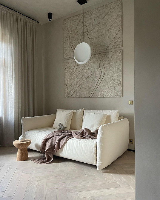 Кухня скандинавський стиль 2026: білі шафи та мінімалістичний дизайн інтер'єру.