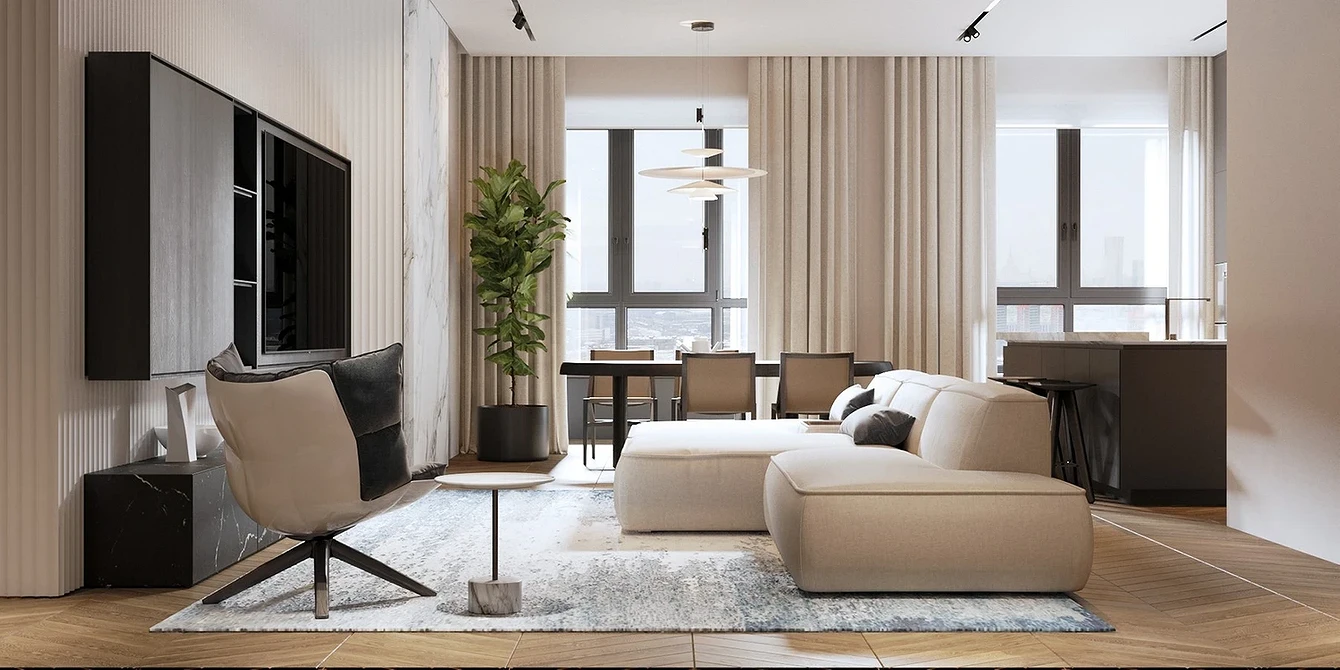 Диван в скандинавському стилі Скандинавський стиль з білим диваном та рослинами: обираємо диван у 2026.